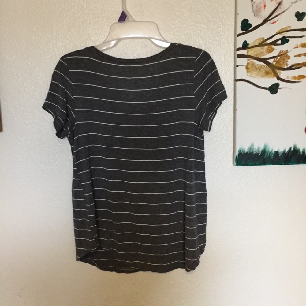 Love Charm Stripped Tee. Size Medium - Picture 4 of 5